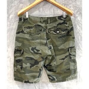 Y2K Ecko Unltd Camo Cargo Shorts Streetwear Skater Hip Hop Ripstop Size 32 Mens